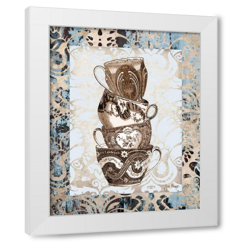 Tippy II White Modern Wood Framed Art Print by Meyer, Jill