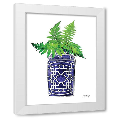 In Your Vase II White Modern Wood Framed Art Print by Meyer, Jill
