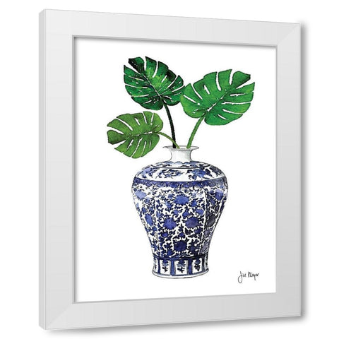 In Your Vase III White Modern Wood Framed Art Print by Meyer, Jill