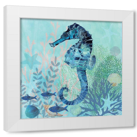 Coral Reef II White Modern Wood Framed Art Print by Meyer, Jill
