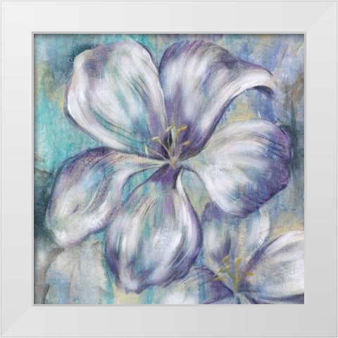 Summer Beauty I White Modern Wood Framed Art Print by Ferry, Margaret