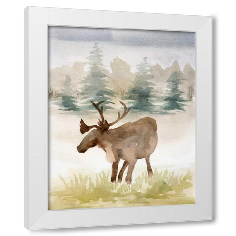 Wildlife I White Modern Wood Framed Art Print by Ferry, Margaret