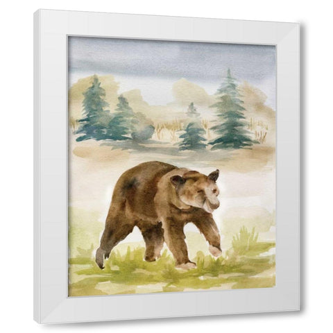 Wildlife IV White Modern Wood Framed Art Print by Ferry, Margaret