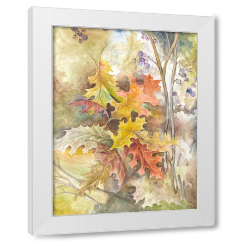 Treasures from Nature White Modern Wood Framed Art Print by Ferry, Margaret