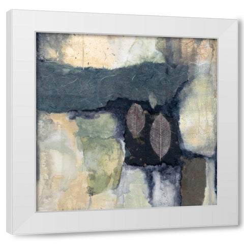 Grey Elements I White Modern Wood Framed Art Print by Ferry, Margaret