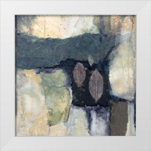 Grey Elements I White Modern Wood Framed Art Print by Ferry, Margaret