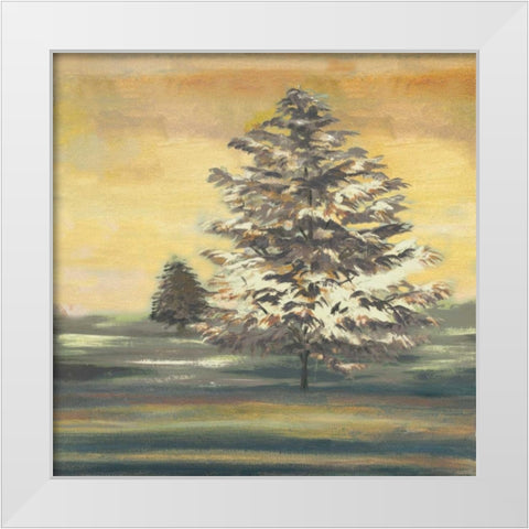 Autumn Sunset II White Modern Wood Framed Art Print by Ferry, Margaret