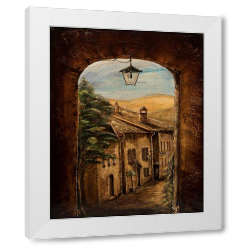 Welcome Home White Modern Wood Framed Art Print by Monahan, Jodi