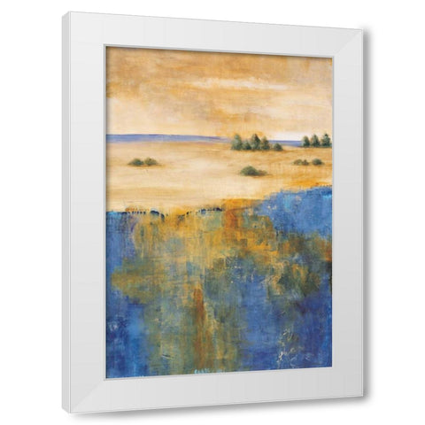In the Distance II White Modern Wood Framed Art Print by Martin, Cheryl