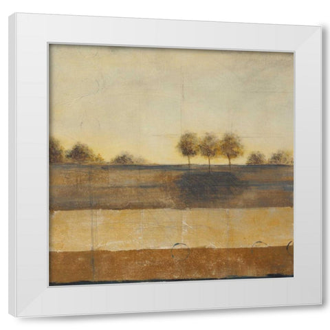 Silent Journey I White Modern Wood Framed Art Print by Martin, Cheryl