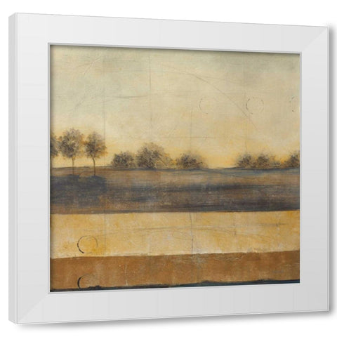 Silent Journey II White Modern Wood Framed Art Print by Martin, Cheryl