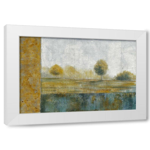 Stormy Weather I White Modern Wood Framed Art Print by Martin, Cheryl