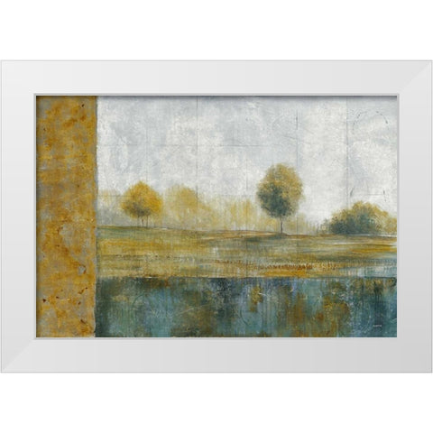 Stormy Weather I White Modern Wood Framed Art Print by Martin, Cheryl