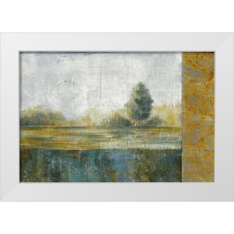 Stormy Weather II White Modern Wood Framed Art Print by Martin, Cheryl