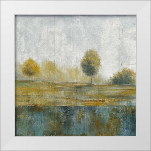 Stormy Weather III White Modern Wood Framed Art Print by Martin, Cheryl