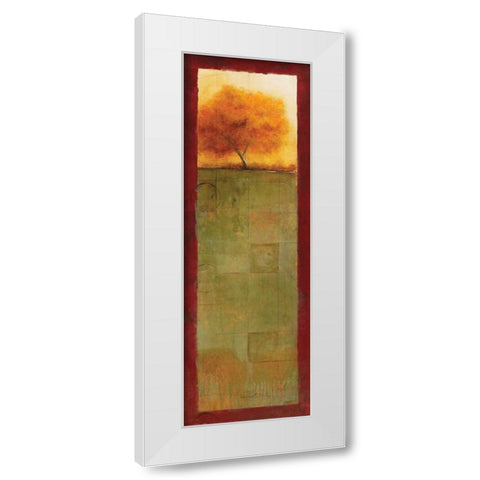 Autumn Vision I White Modern Wood Framed Art Print by Martin, Cheryl