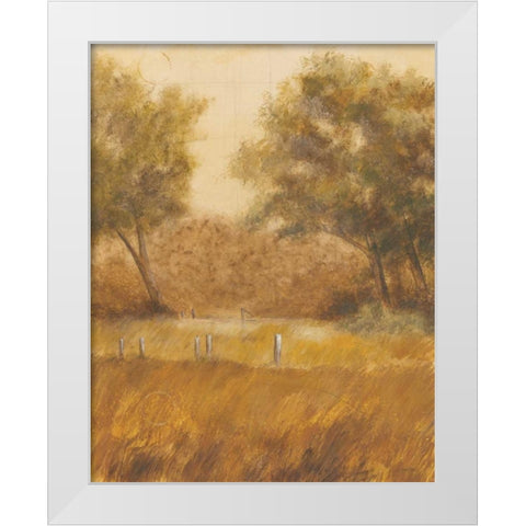 Traveled Path I White Modern Wood Framed Art Print by Martin, Cheryl