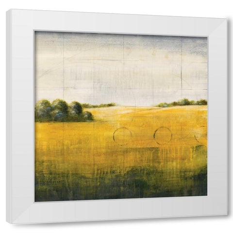 Earth Meets Sky I White Modern Wood Framed Art Print by Martin, Cheryl