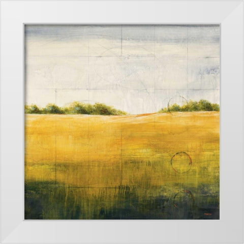 Earth Meets Sky II White Modern Wood Framed Art Print by Martin, Cheryl