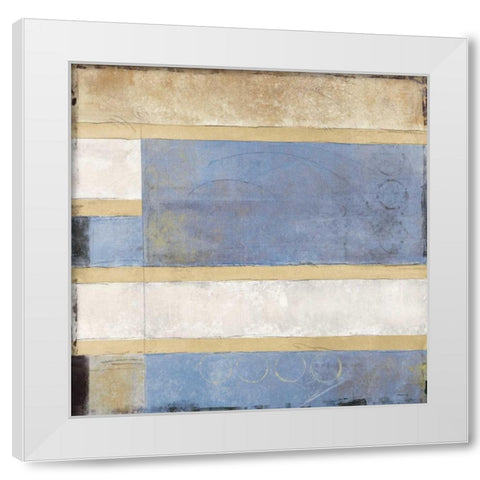 Nexus II White Modern Wood Framed Art Print by Martin, Cheryl