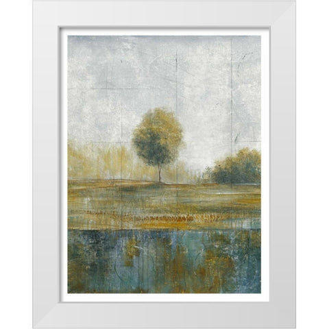 Stormy Weather V White Modern Wood Framed Art Print by Martin, Cheryl