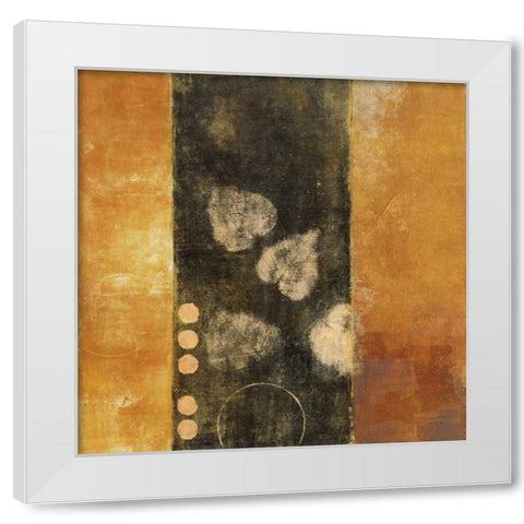 Interconnection I White Modern Wood Framed Art Print by Martin, Cheryl