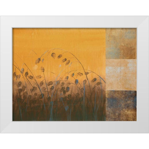 Shimmering II White Modern Wood Framed Art Print by Martin, Cheryl