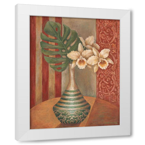 Classic Exotic I White Modern Wood Framed Art Print by Misa, Eva