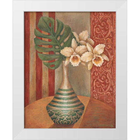 Classic Exotic I White Modern Wood Framed Art Print by Misa, Eva