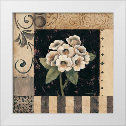 Victorian Summer III White Modern Wood Framed Art Print by Misa, Eva