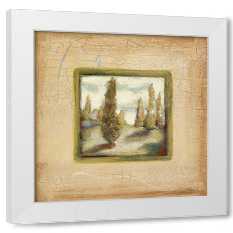Summer Light I White Modern Wood Framed Art Print by Osborne, Susan