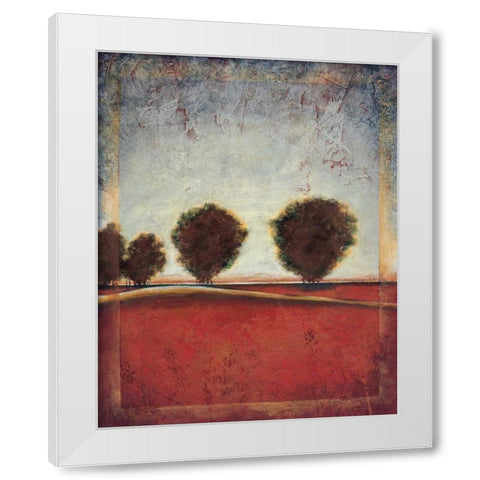 High Country I White Modern Wood Framed Art Print by Osborne, Susan