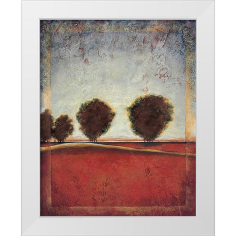High Country I White Modern Wood Framed Art Print by Osborne, Susan