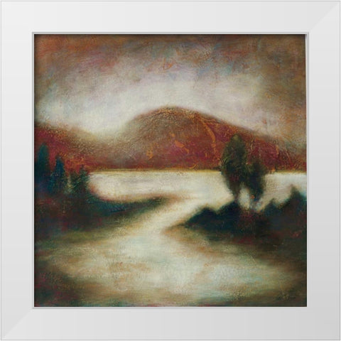 Ocean Light I White Modern Wood Framed Art Print by Osborne, Susan