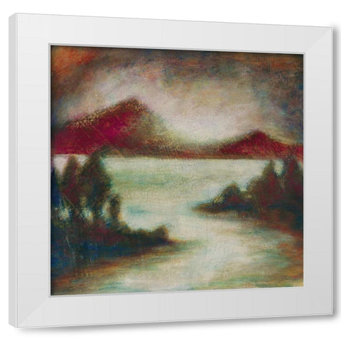 Ocean Light II White Modern Wood Framed Art Print by Osborne, Susan