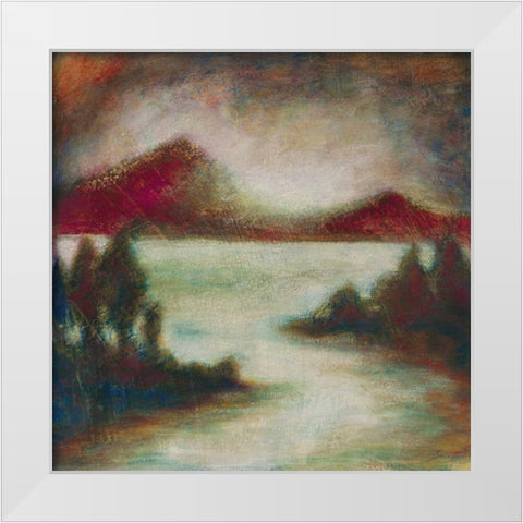 Ocean Light II White Modern Wood Framed Art Print by Osborne, Susan