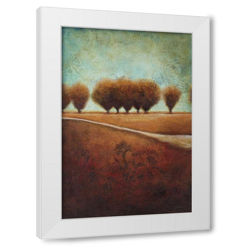 Abstract Landscape I White Modern Wood Framed Art Print by Osborne, Susan