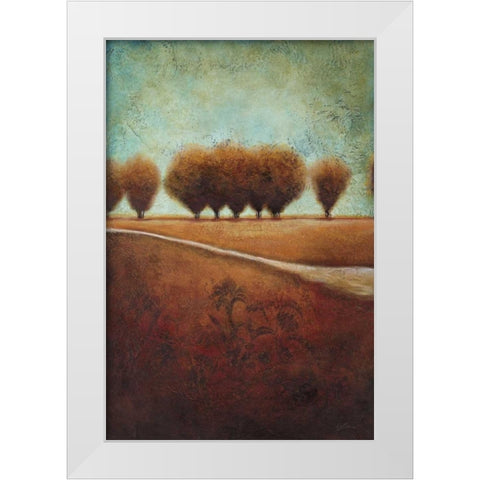 Abstract Landscape I White Modern Wood Framed Art Print by Osborne, Susan