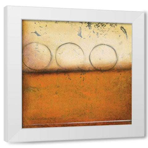 Harvest Spice I White Modern Wood Framed Art Print by Osborne, Susan