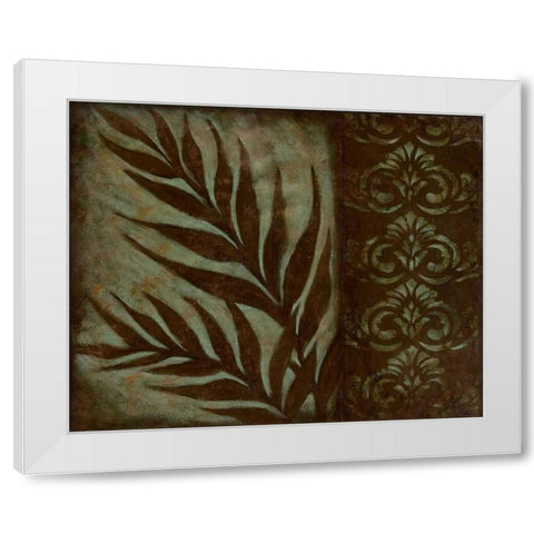 Fall Foliage II White Modern Wood Framed Art Print by Osborne, Susan