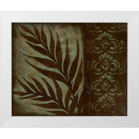 Fall Foliage II White Modern Wood Framed Art Print by Osborne, Susan
