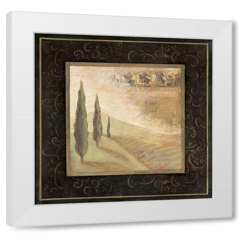 Natures Spirit I White Modern Wood Framed Art Print by Osborne, Susan