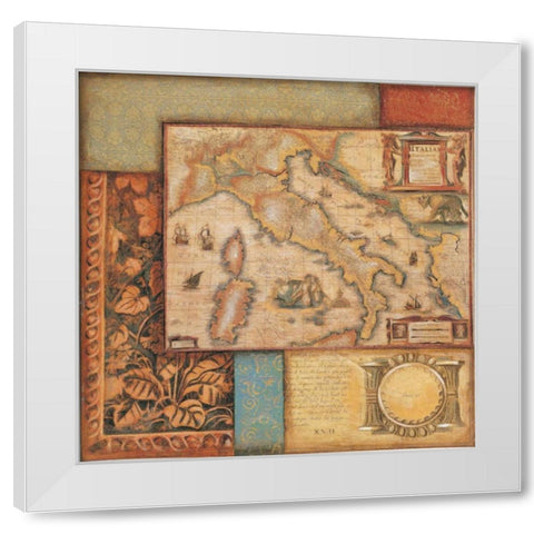 Renaissance I White Modern Wood Framed Art Print by Osborne, Susan