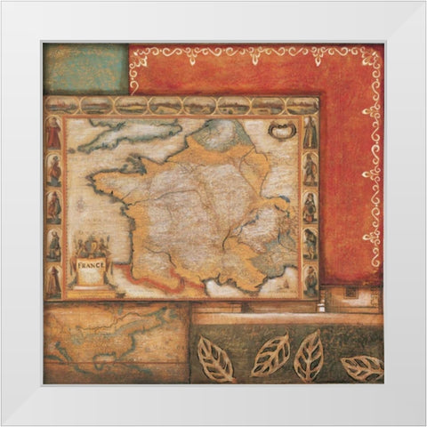 Renaissance II White Modern Wood Framed Art Print by Osborne, Susan