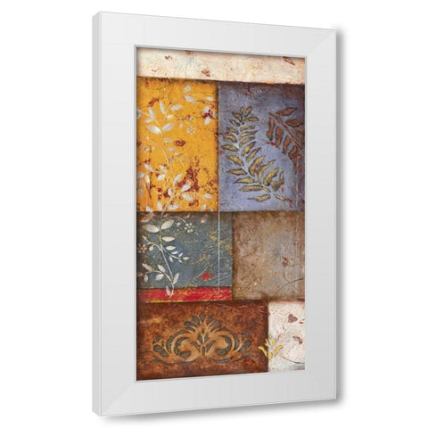 Spice White Modern Wood Framed Art Print by Osborne, Susan