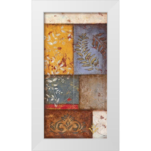 Spice White Modern Wood Framed Art Print by Osborne, Susan