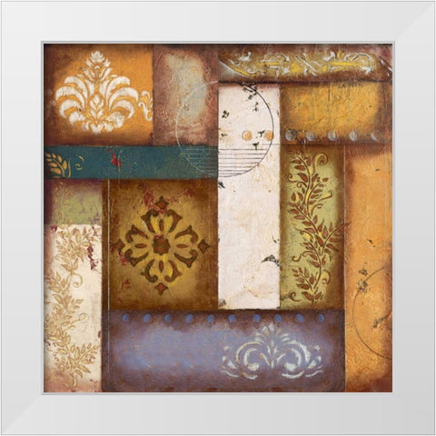 Rustic Balance White Modern Wood Framed Art Print by Osborne, Susan