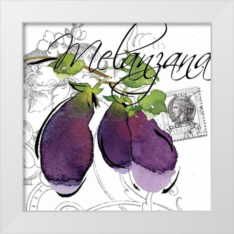 Alfresco Italia II White Modern Wood Framed Art Print by Paton, Julie