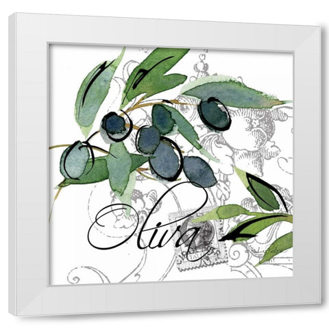 Alfresco Italia III White Modern Wood Framed Art Print by Paton, Julie