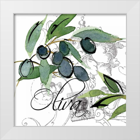 Alfresco Italia III White Modern Wood Framed Art Print by Paton, Julie